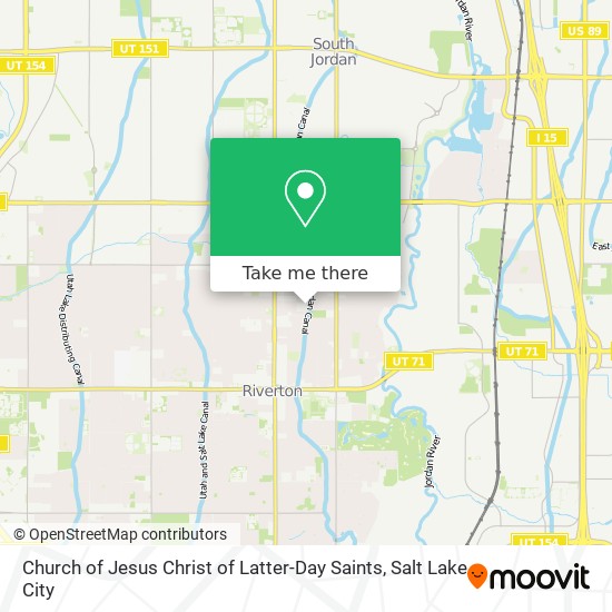 Mapa de Church of Jesus Christ of Latter-Day Saints