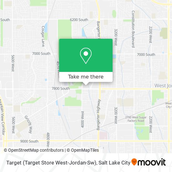 Mapa de Target (Target Store West-Jordan-Sw)