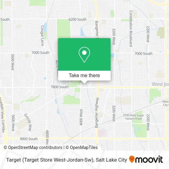 Target (Target Store West-Jordan-Sw) map