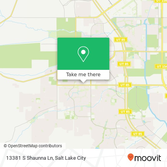 13381 S Shaunna Ln map