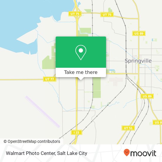 Mapa de Walmart Photo Center