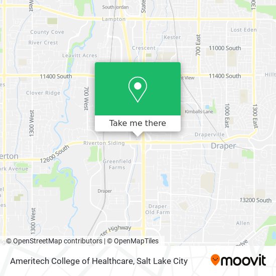 Ameritech College of Healthcare map
