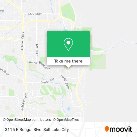 3115 E Bengal Blvd map
