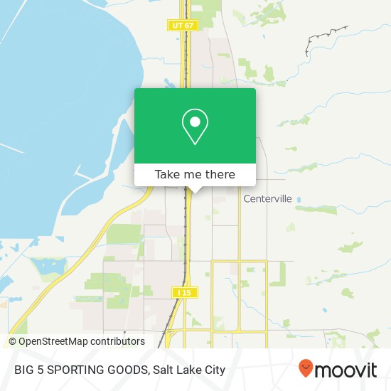 BIG 5 SPORTING GOODS map