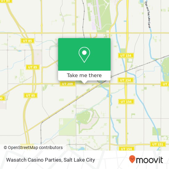 Mapa de Wasatch Casino Parties