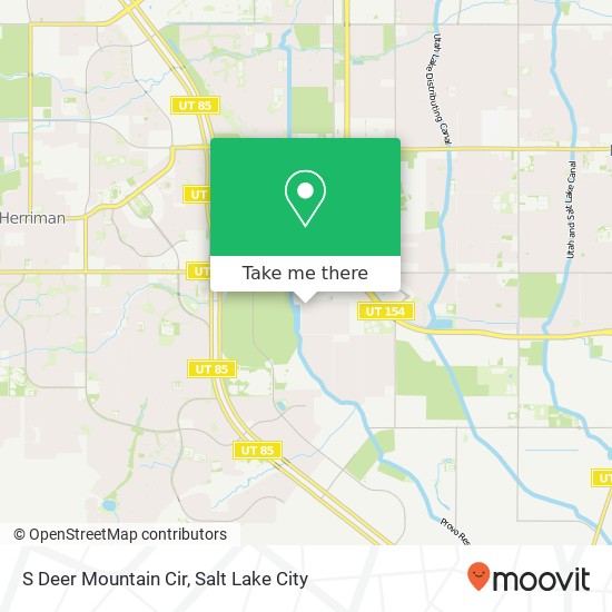 S Deer Mountain Cir map