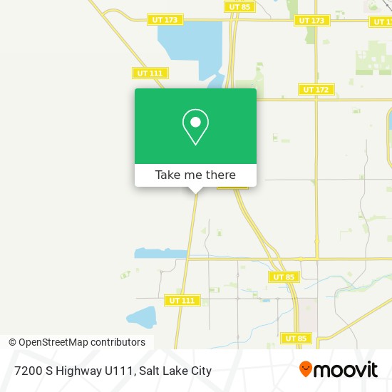 7200 S Highway U111 map