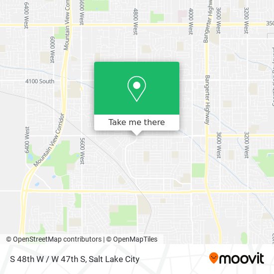 S 48th W / W 47th S map