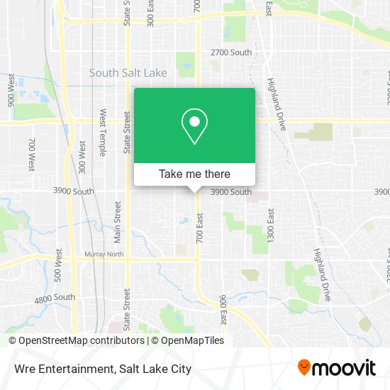 Mapa de Wre Entertainment