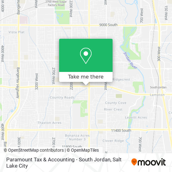 Paramount Tax & Accounting - South Jordan map