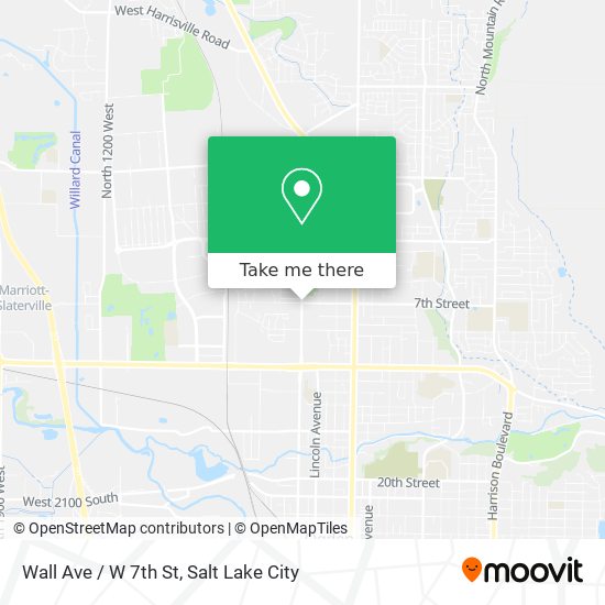 Mapa de Wall Ave / W 7th St