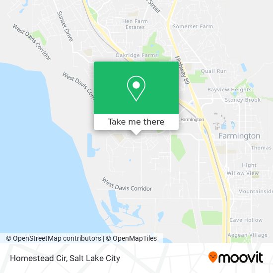 Homestead Cir map