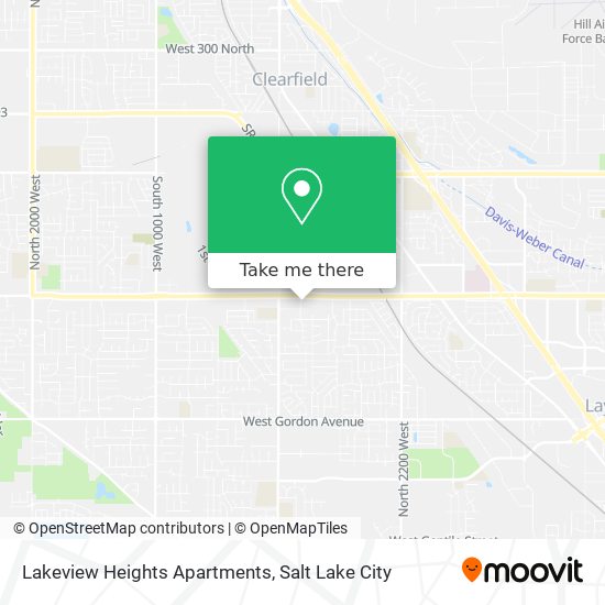 Mapa de Lakeview Heights Apartments