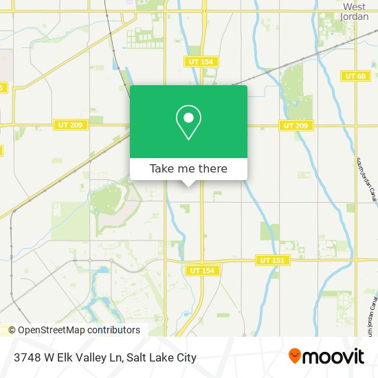 Mapa de 3748 W Elk Valley Ln