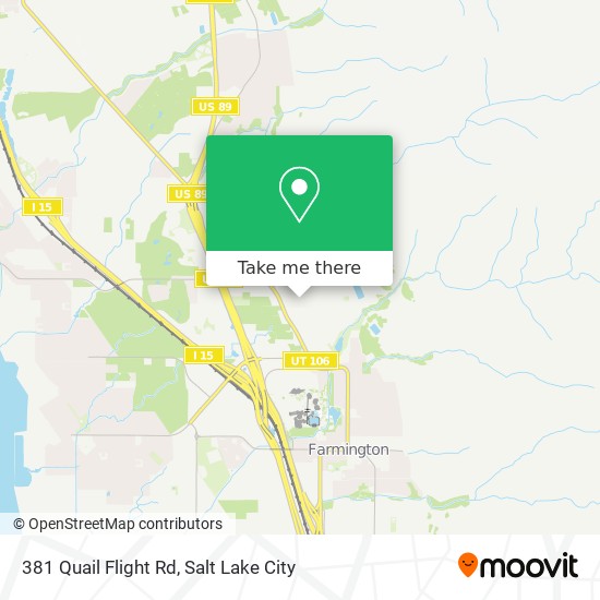 Mapa de 381 Quail Flight Rd