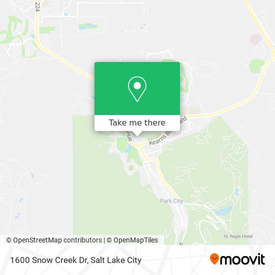 1600 Snow Creek Dr map