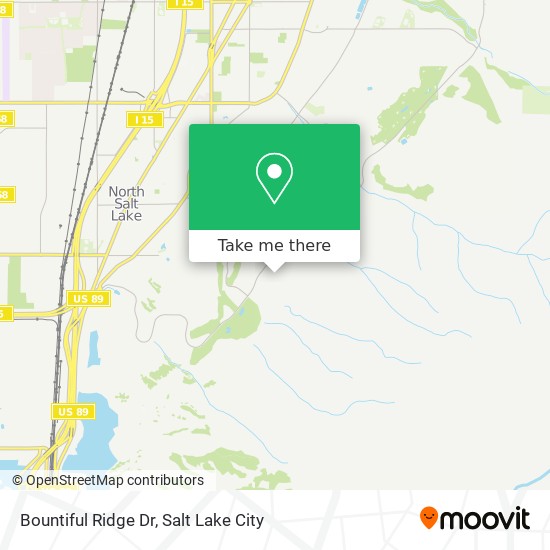 Bountiful Ridge Dr map