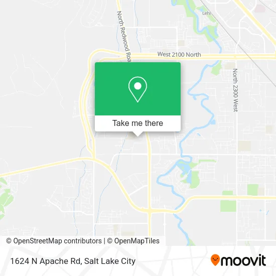 Mapa de 1624 N Apache Rd