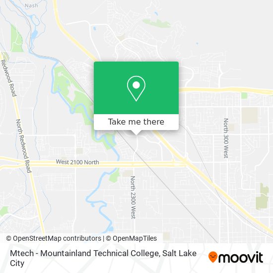 Mtech - Mountainland Technical College map