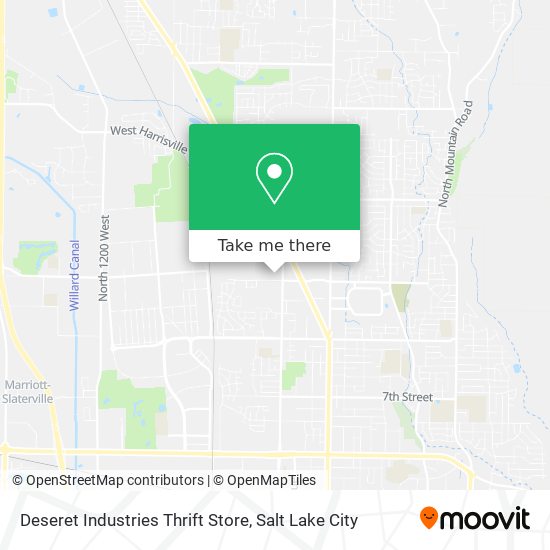 Deseret Industries Thrift Store map