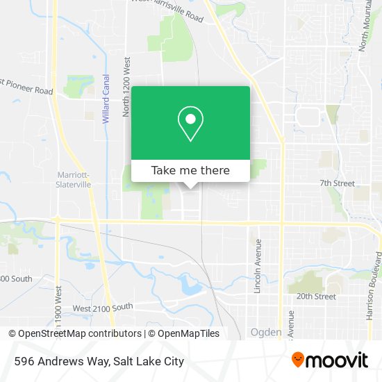 596 Andrews Way map