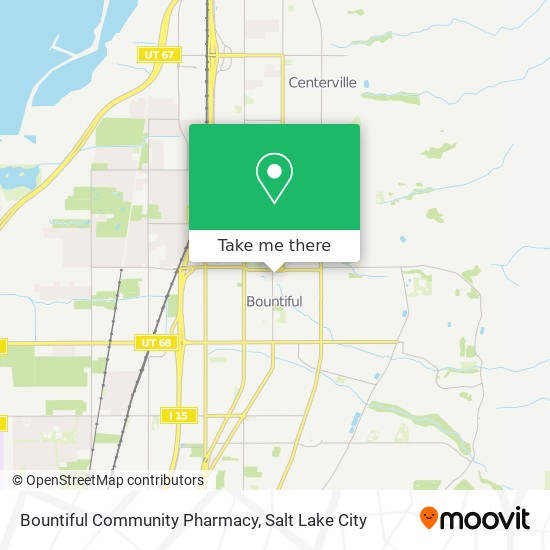 Mapa de Bountiful Community Pharmacy