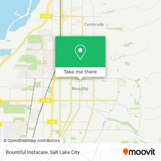 Bountiful Instacare map