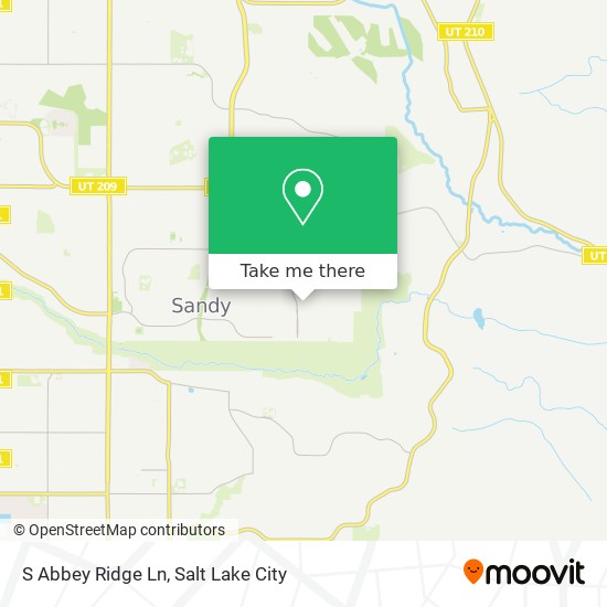 Mapa de S Abbey Ridge Ln