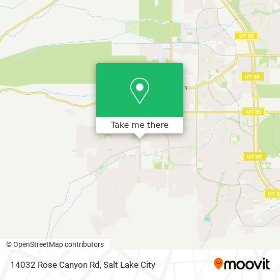 Mapa de 14032 Rose Canyon Rd