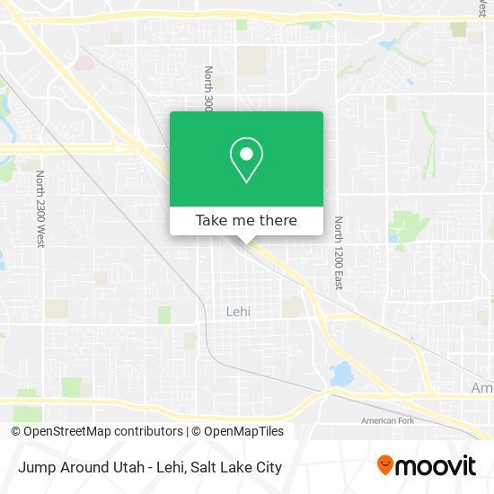 Mapa de Jump Around Utah - Lehi