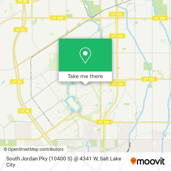 Mapa de South Jordan Pky (10400 S) @ 4341 W