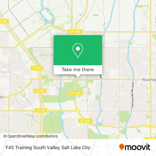 Mapa de F45 Training South Valley