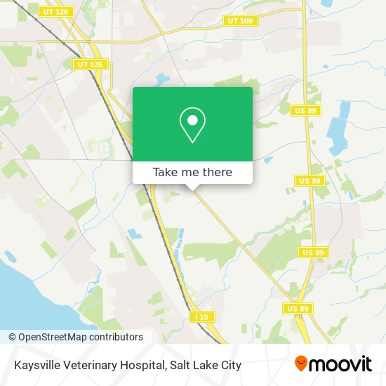 Mapa de Kaysville Veterinary Hospital