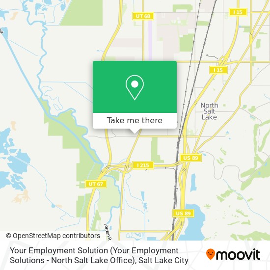 Your Employment Solution (Your Employment Solutions - North Salt Lake Office) map