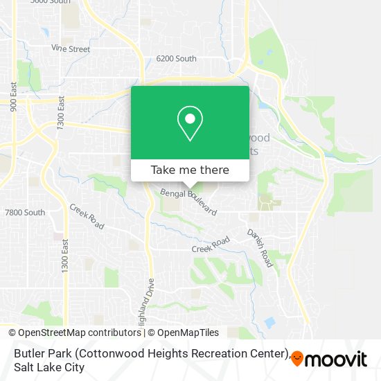 Butler Park (Cottonwood Heights Recreation Center) map