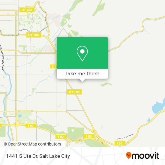 1441 S Ute Dr map