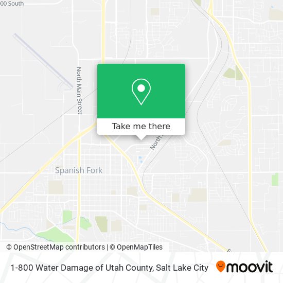 1-800 Water Damage of Utah County map