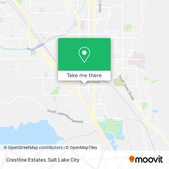 Crestline Estates map