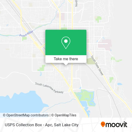 Mapa de USPS Collection Box - Apc