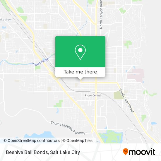 Beehive Bail Bonds map