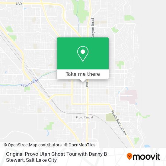 Mapa de Original Provo Utah Ghost Tour with Danny B Stewart