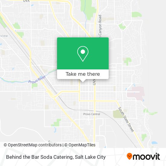 Behind the Bar Soda Catering map