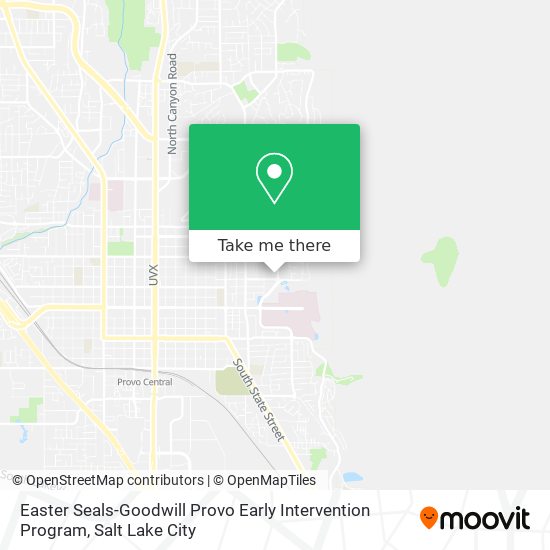 Easter Seals-Goodwill Provo Early Intervention Program map