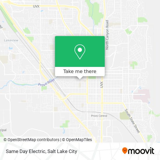 Same Day Electric map