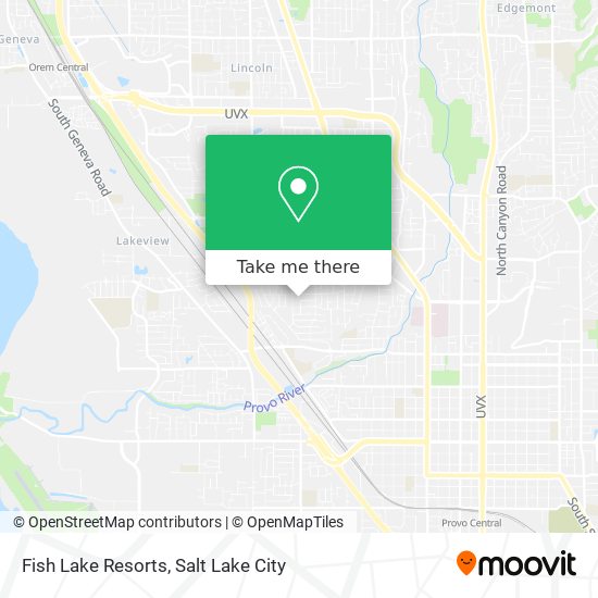 Fish Lake Resorts map