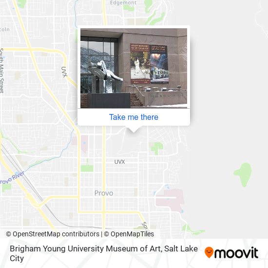 Brigham Young University Museum of Art map