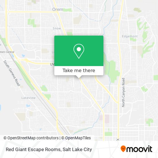 Red Giant Escape Rooms map
