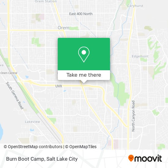 Burn Boot Camp map