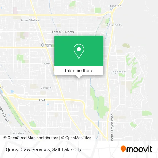 Quick Draw Services map