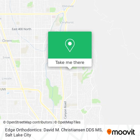 Edge Orthodontics: David M. Christiansen DDS MS map